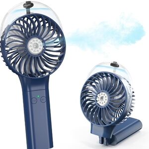 Portable Blue Handheld Fan